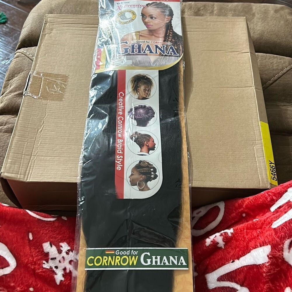 Ghana Realistic Bijoux X-Pression Collection Extensions Good for Cornrow.‎ Color